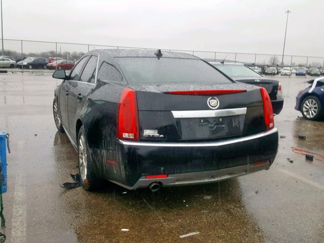 1G6DC5E52C0146496 - 2012 CADILLAC CTS BLACK photo 3