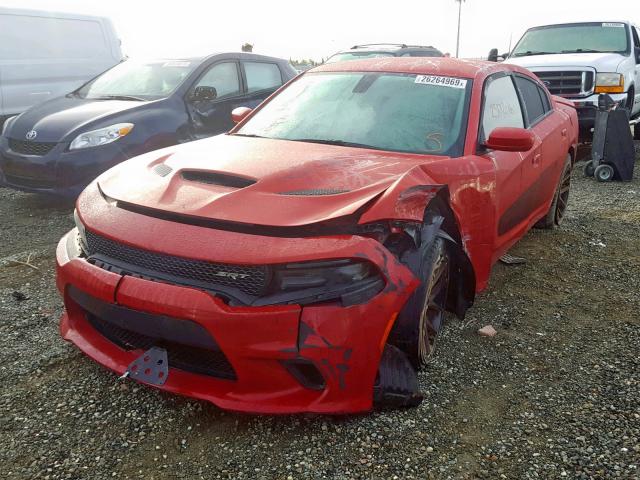 2C3CDXL95GH250719 - 2016 DODGE CHARGER SR RED photo 2