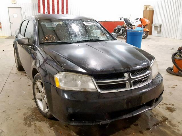 1B3BD4FB5BN591740 - 2011 DODGE AVENGER EX BLACK photo 1