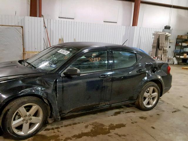 1B3BD4FB5BN591740 - 2011 DODGE AVENGER EX BLACK photo 9