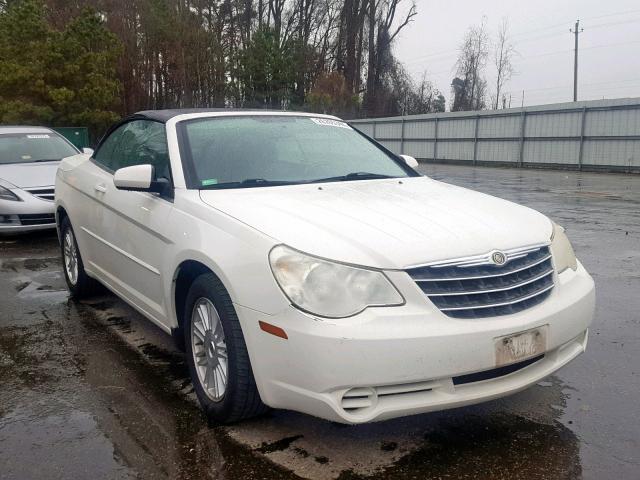 1C3LC55R58N633380 - 2008 CHRYSLER SEBRING TO WHITE photo 1