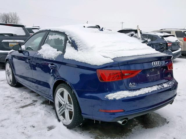 WAUBFGFF9F1009811 - 2015 AUDI A3 2.0 QUA BLUE photo 3