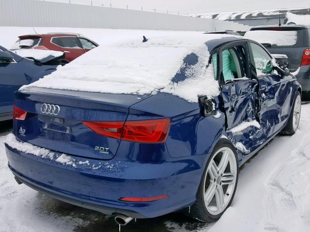 WAUBFGFF9F1009811 - 2015 AUDI A3 2.0 QUA BLUE photo 4