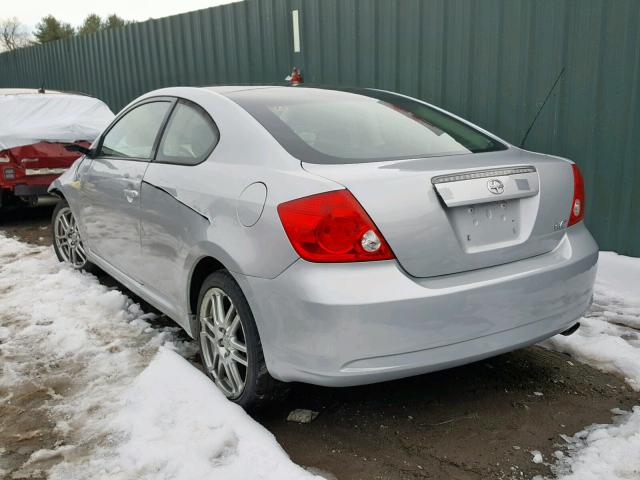JTKDE177650013735 - 2005 TOYOTA SCION TC SILVER photo 3