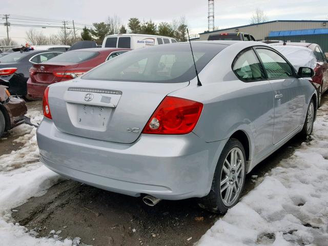 JTKDE177650013735 - 2005 TOYOTA SCION TC SILVER photo 4
