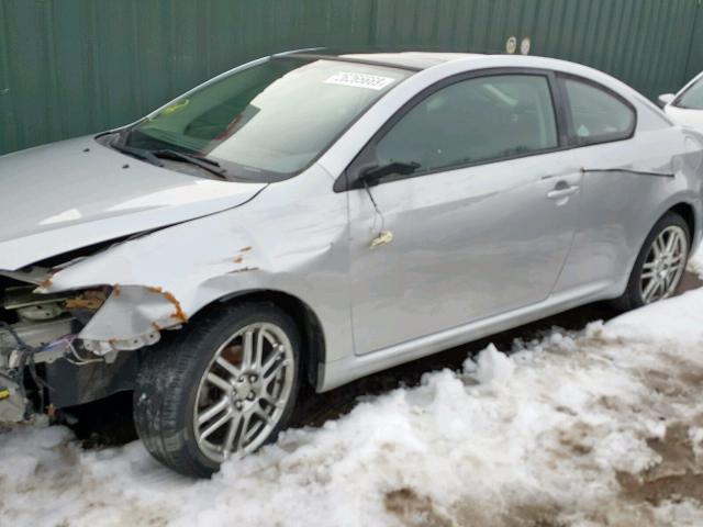 JTKDE177650013735 - 2005 TOYOTA SCION TC SILVER photo 9