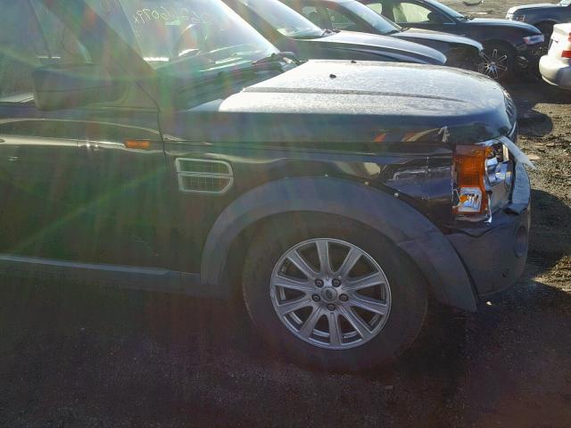 SALAE25437A421608 - 2007 LAND ROVER LR3 SE BLACK photo 9