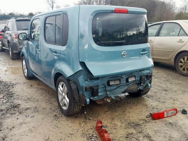 JN8AZ28RX9T123068 - 2009 NISSAN CUBE BASE BLUE photo 3