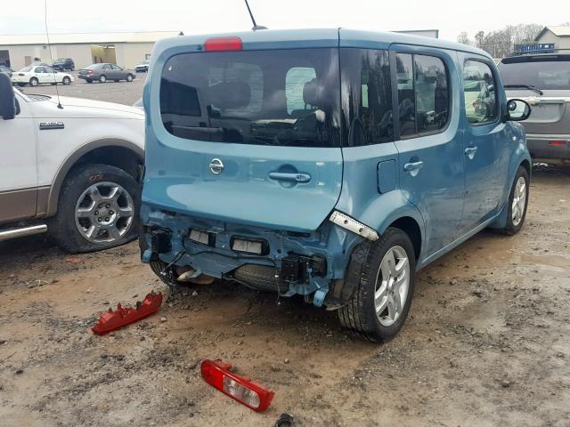 JN8AZ28RX9T123068 - 2009 NISSAN CUBE BASE BLUE photo 4