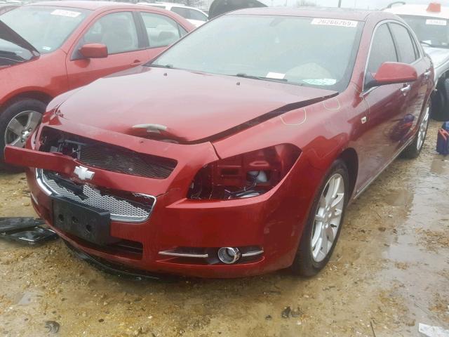 1G1ZK57768F166056 - 2008 CHEVROLET MALIBU LTZ MAROON photo 2