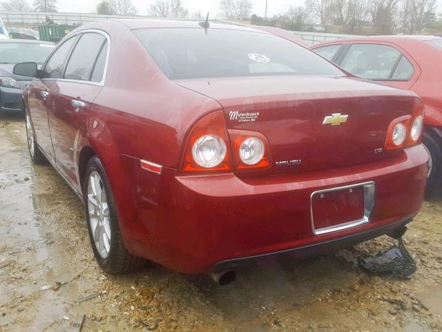 1G1ZK57768F166056 - 2008 CHEVROLET MALIBU LTZ MAROON photo 3