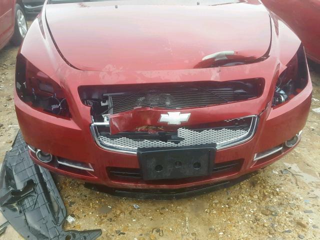 1G1ZK57768F166056 - 2008 CHEVROLET MALIBU LTZ MAROON photo 9