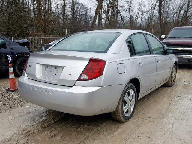 1G8AJ55F77Z205360 - 2007 SATURN ION LEVEL SILVER photo 4