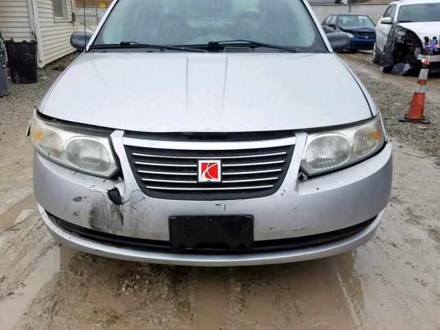 1G8AJ55F77Z205360 - 2007 SATURN ION LEVEL SILVER photo 9