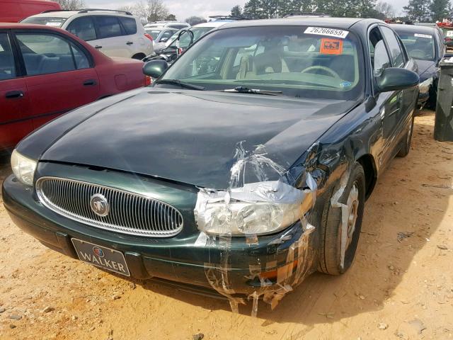 1G4HP54KX14270656 - 2001 BUICK LESABRE CU GREEN photo 2