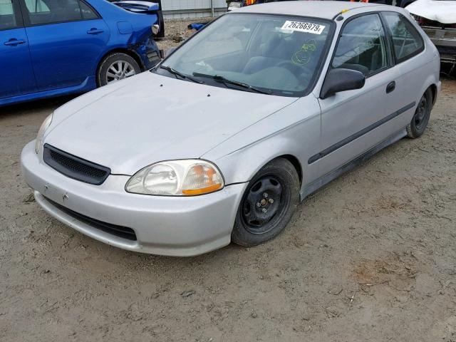 2HGEJ634XVH110689 - 1997 HONDA CIVIC DX SILVER photo 2