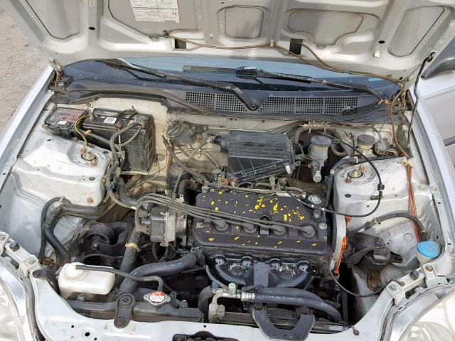 2HGEJ634XVH110689 - 1997 HONDA CIVIC DX SILVER photo 7