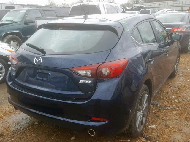 3MZBN1L36JM247556 - 2018 MAZDA 3 TOURING BLUE photo 4