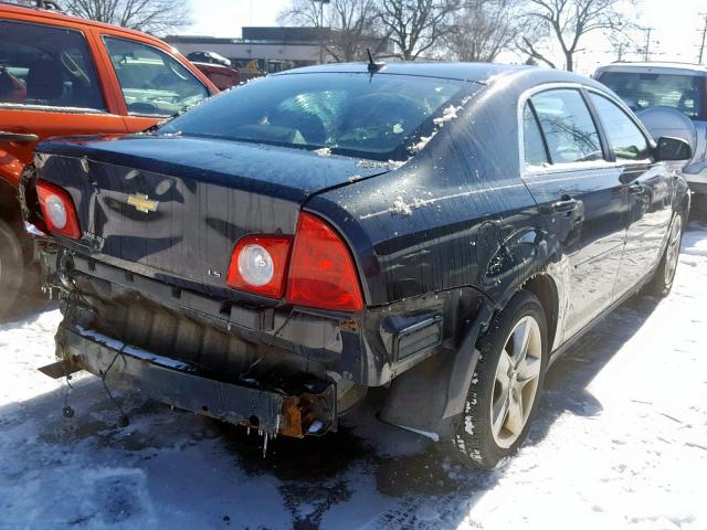 1G1ZG57B294208564 - 2009 CHEVROLET MALIBU LS BLACK photo 4