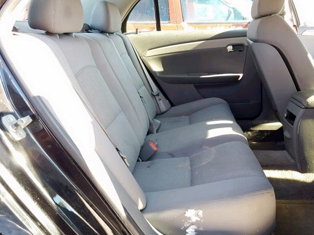 1G1ZG57B294208564 - 2009 CHEVROLET MALIBU LS BLACK photo 6