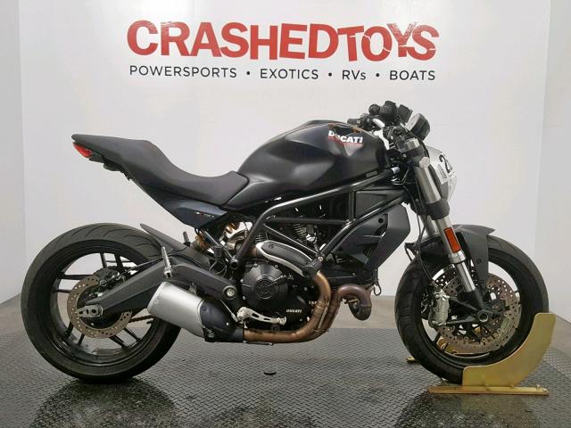 ZDMMADBM3HB001590 - 2017 DUCATI MONSTER 79 BLACK photo 1