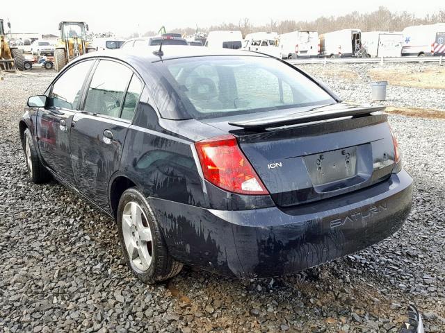 1G8AL58F97Z173484 - 2007 SATURN ION LEVEL BLACK photo 3