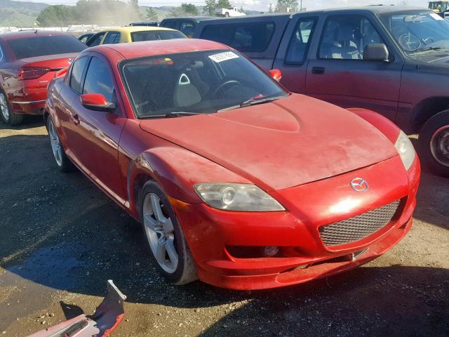 JM1FE173750158263 - 2005 MAZDA RX8 RED photo 1