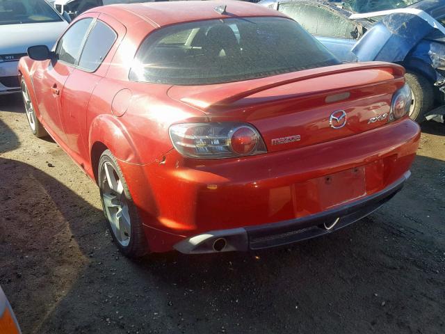 JM1FE173750158263 - 2005 MAZDA RX8 RED photo 3