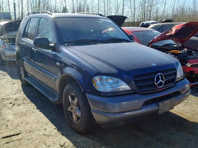 4JGAB54E7XA100016 - 1999 MERCEDES-BENZ ML 320 BLUE photo 1