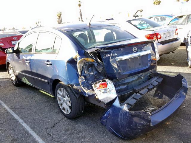 3N1AB6AP4BL698358 - 2011 NISSAN SENTRA 2.0 BLACK photo 3