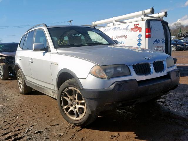 WBXPA73455WC48662 - 2005 BMW X3 2.5I SILVER photo 1