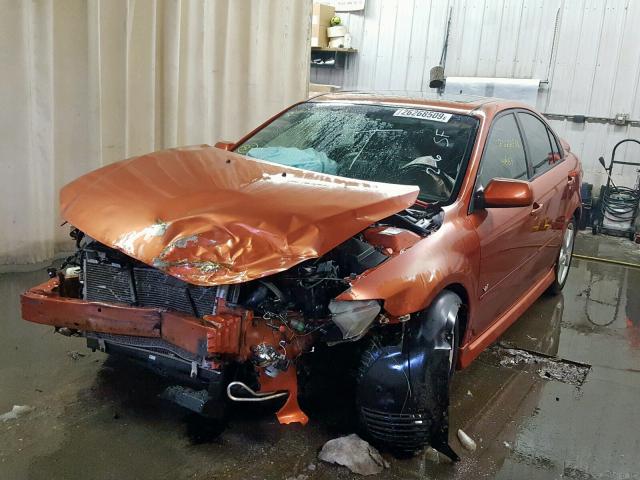 1YVFP84D245N94921 - 2004 MAZDA 6 S ORANGE photo 2