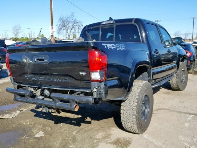 3TMCZ5AN6GM013627 - 2016 TOYOTA TACOMA DOU BLACK photo 4