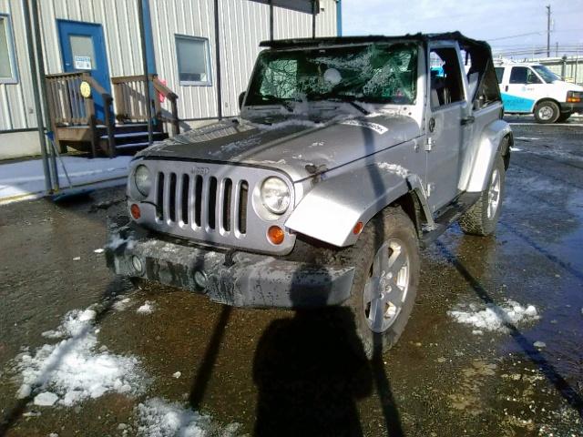 1J4FA54117L133957 - 2007 JEEP WRANGLER S SILVER photo 2