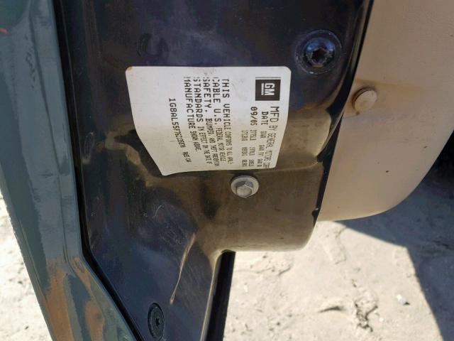 1G8AL55F76Z135870 - 2006 SATURN ION LEVEL GREEN photo 10