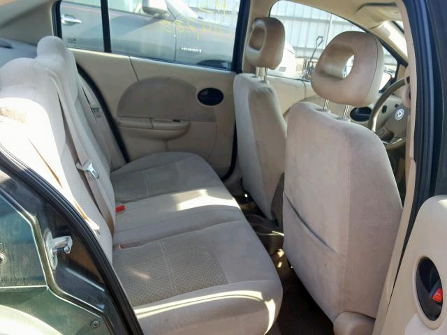 1G8AL55F76Z135870 - 2006 SATURN ION LEVEL GREEN photo 6