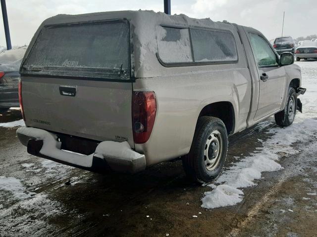 1GCCS148568135899 - 2006 CHEVROLET COLORADO BROWN photo 4