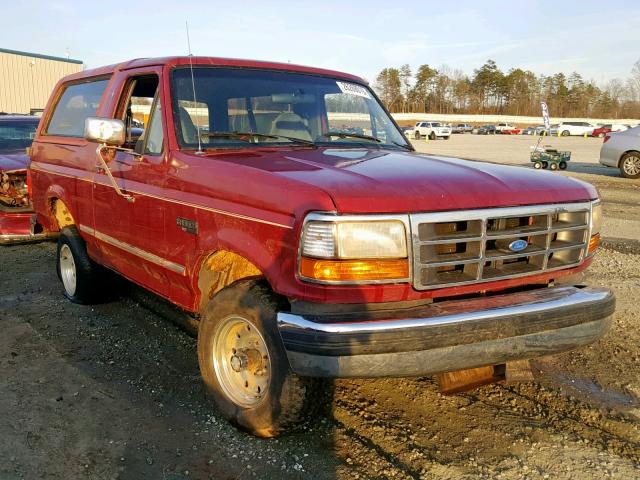 1FMEU15N5RLA88023 - 1994 FORD BRONCO U10 RED photo 1