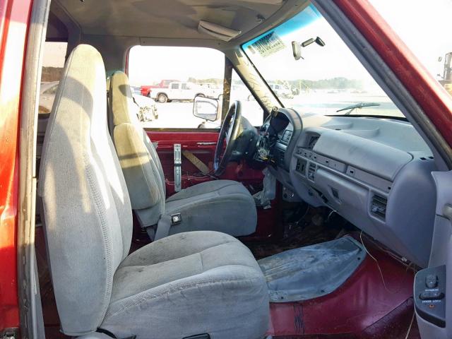 1FMEU15N5RLA88023 - 1994 FORD BRONCO U10 RED photo 5