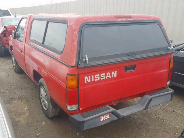 1N6SD11S8SC318580 - 1995 NISSAN TRUCK E/XE RED photo 3