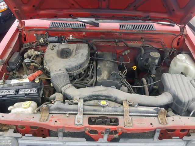 1N6SD11S8SC318580 - 1995 NISSAN TRUCK E/XE RED photo 7