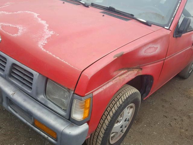 1N6SD11S8SC318580 - 1995 NISSAN TRUCK E/XE RED photo 9