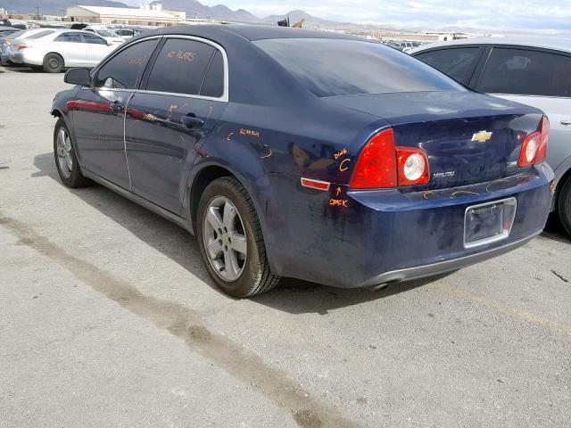 1G1ZA5E0XA4105514 - 2010 CHEVROLET MALIBU LS BLUE photo 3