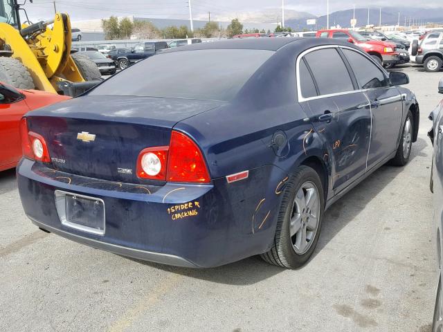 1G1ZA5E0XA4105514 - 2010 CHEVROLET MALIBU LS BLUE photo 4