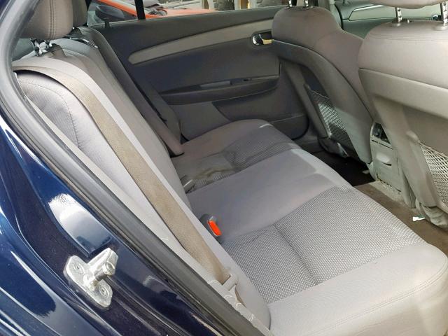 1G1ZA5E0XA4105514 - 2010 CHEVROLET MALIBU LS BLUE photo 6
