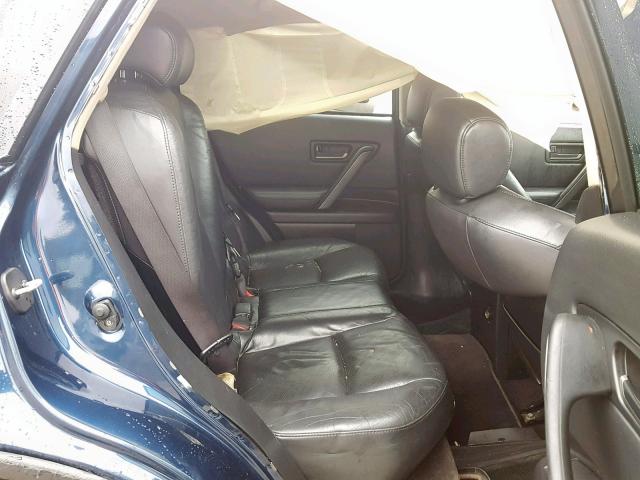 JNRAS08W85X201909 - 2005 INFINITI FX35 BLUE photo 6