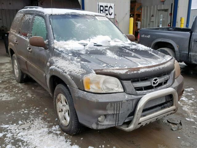 4F2CZ96105KM48533 - 2005 MAZDA TRIBUTE S GRAY photo 1