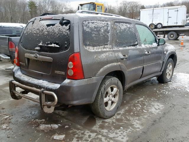 4F2CZ96105KM48533 - 2005 MAZDA TRIBUTE S GRAY photo 4