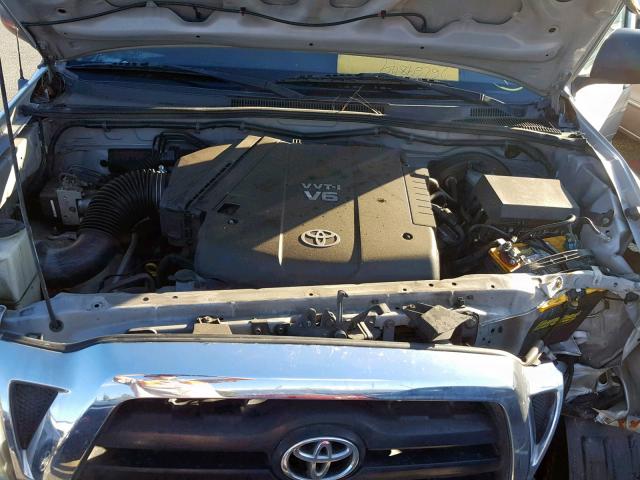 5TETU62N35Z115647 - 2005 TOYOTA TACOMA PRE SILVER photo 7