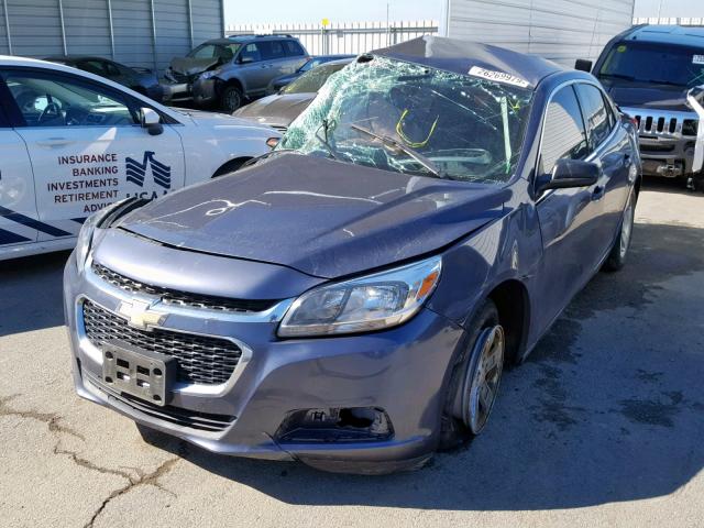 1G11B5SL8FF274760 - 2015 CHEVROLET MALIBU LS BLUE photo 2